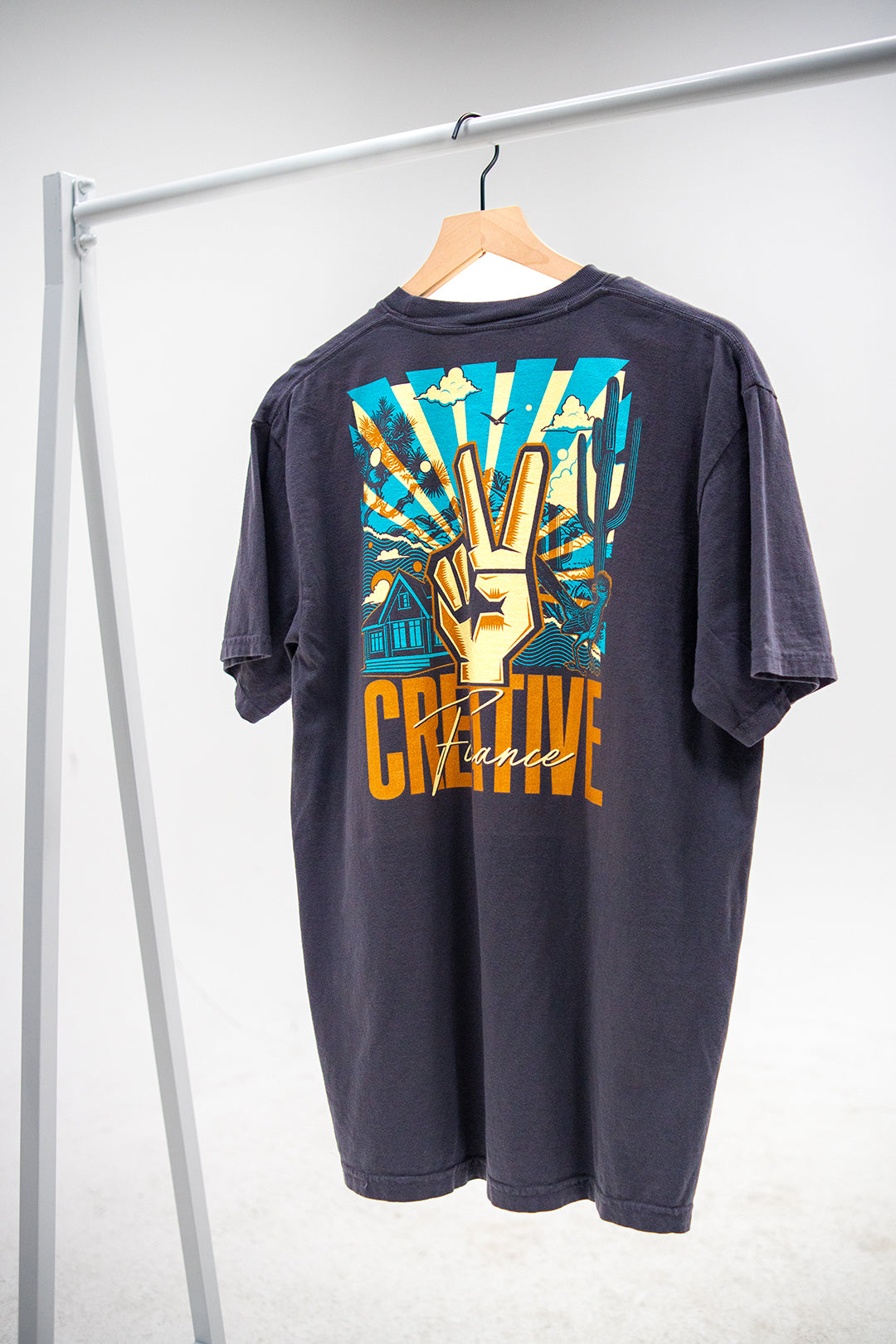 Creative Finance Obey Style T-Shirt - Coal