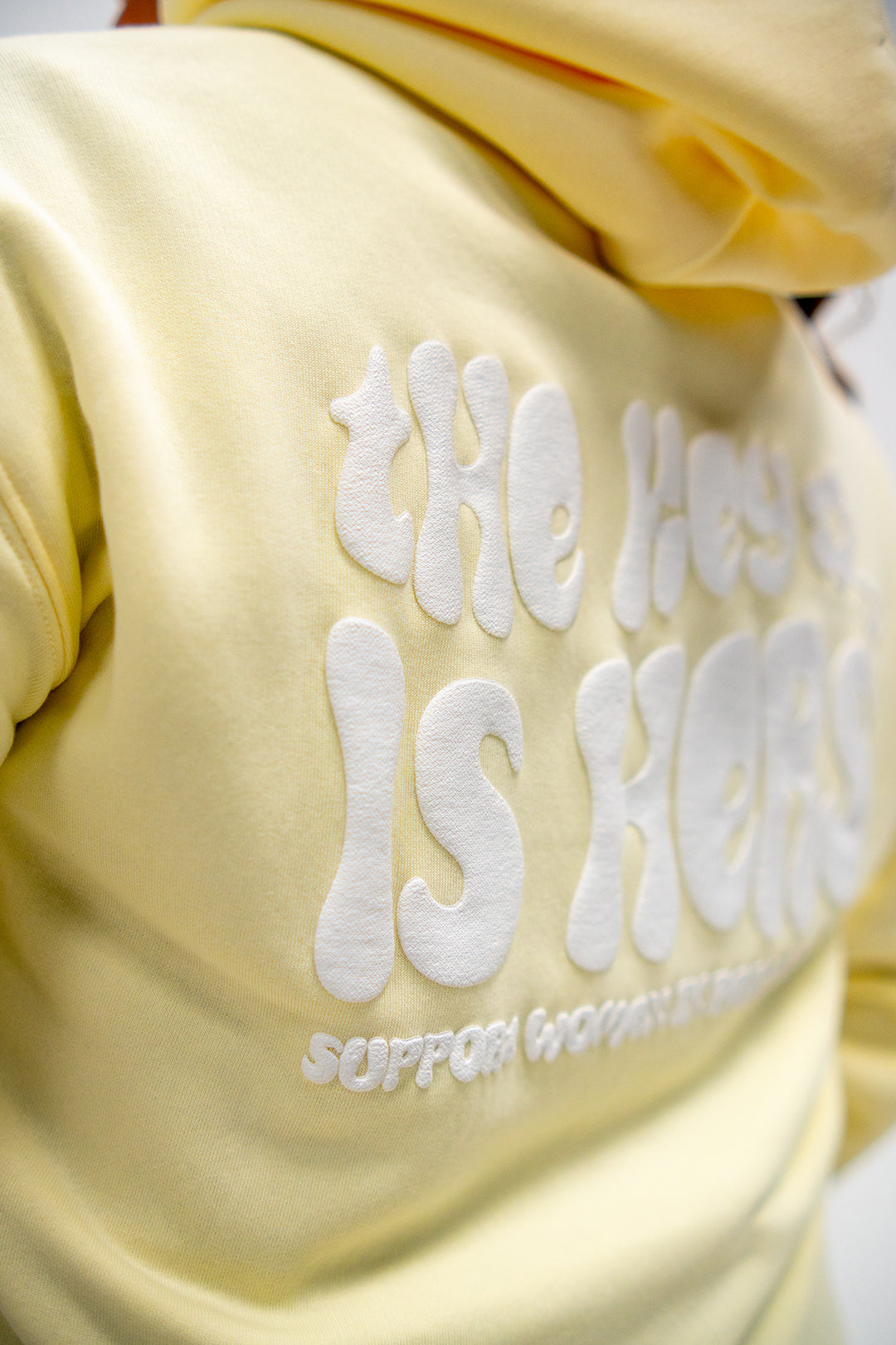 The Key is Hers Women's Hoodie - Butter