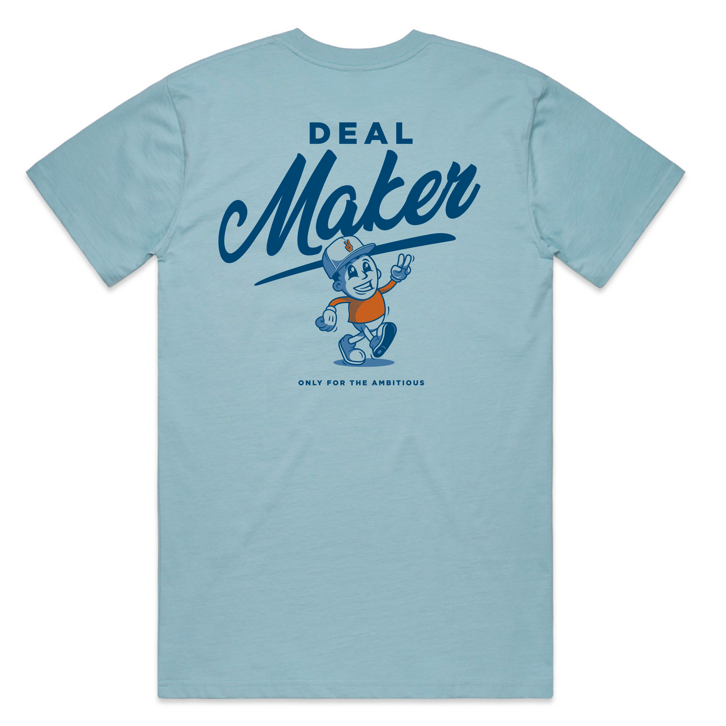 Deal Maker Dan T-Shirt - Pale Blue