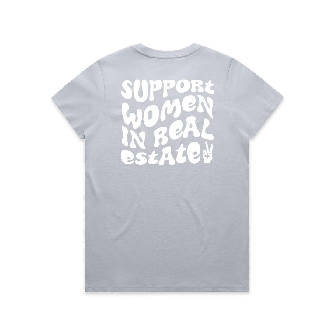 Support Women In Real Estate Women's Tee - Powder Grey