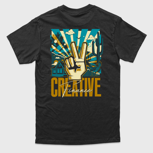 Creative Finance Obey Style T-Shirt - Coal