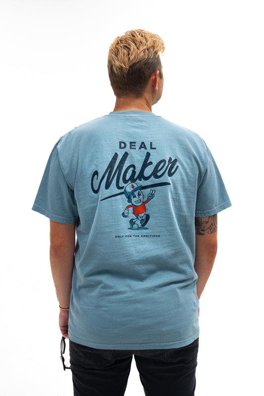 Deal Maker Dan T-Shirt - Pale Blue
