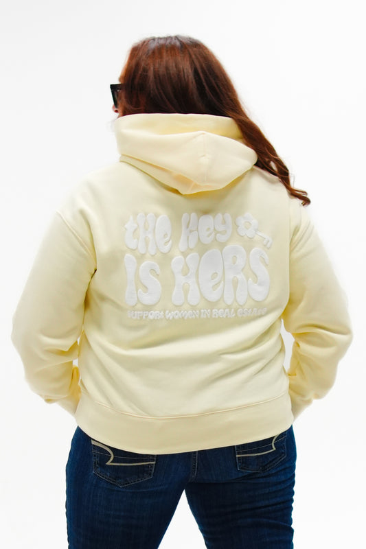The Key is Hers Women's Hoodie - Butter