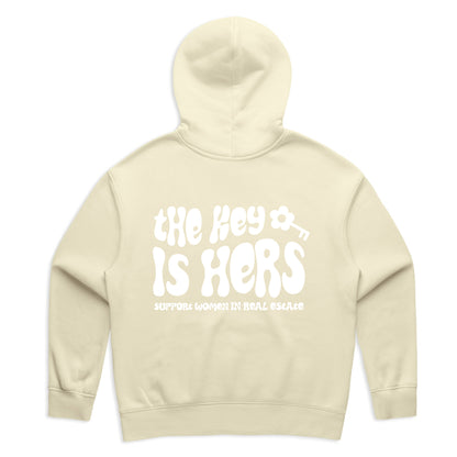 The Key is Hers Women's Hoodie - Butter