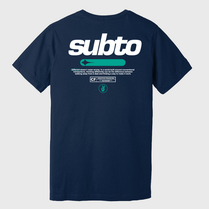 SubTo Renegade Unisex Tee - Navy