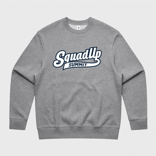 Script Crewneck - Athletic Heather
