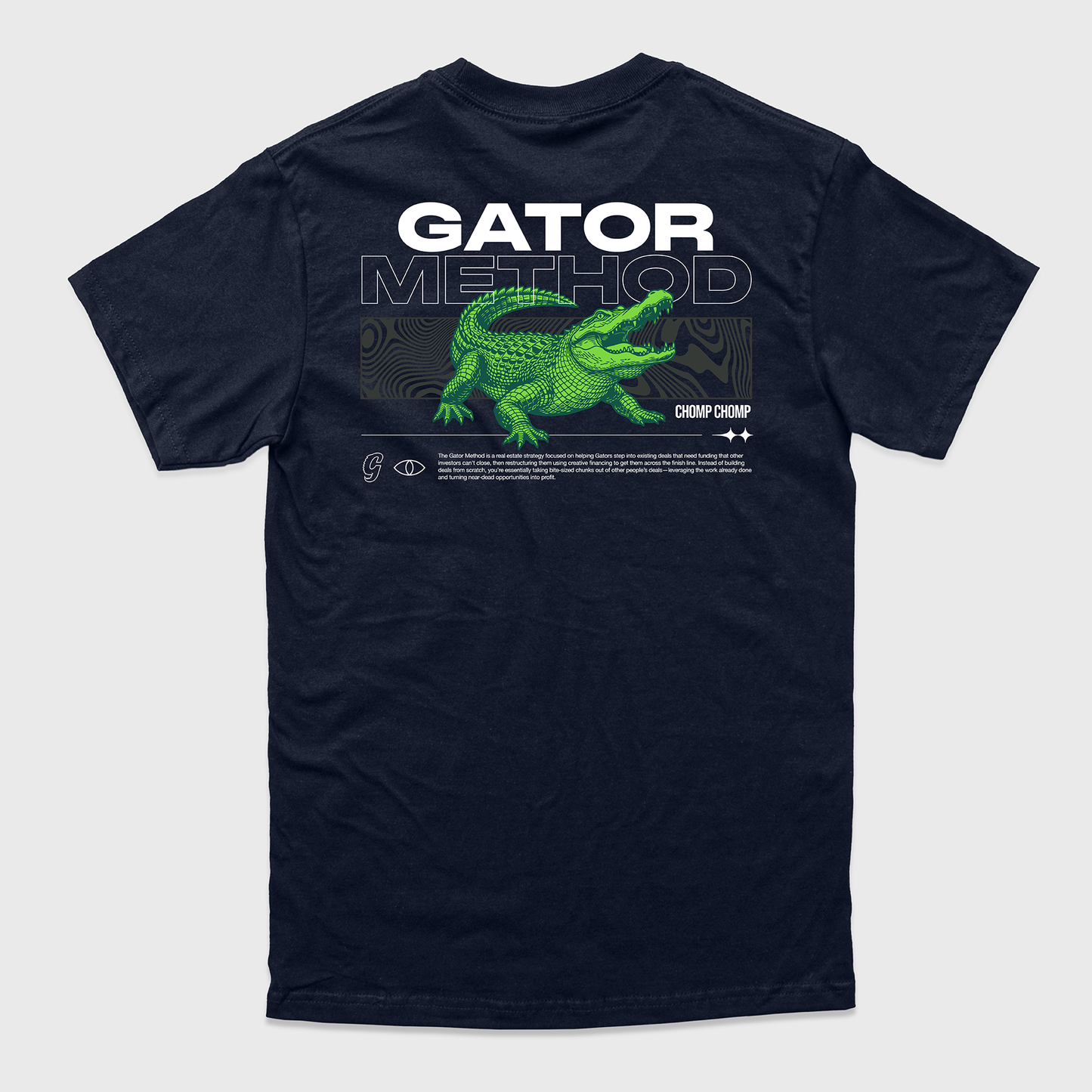 Abstract Gator Tee