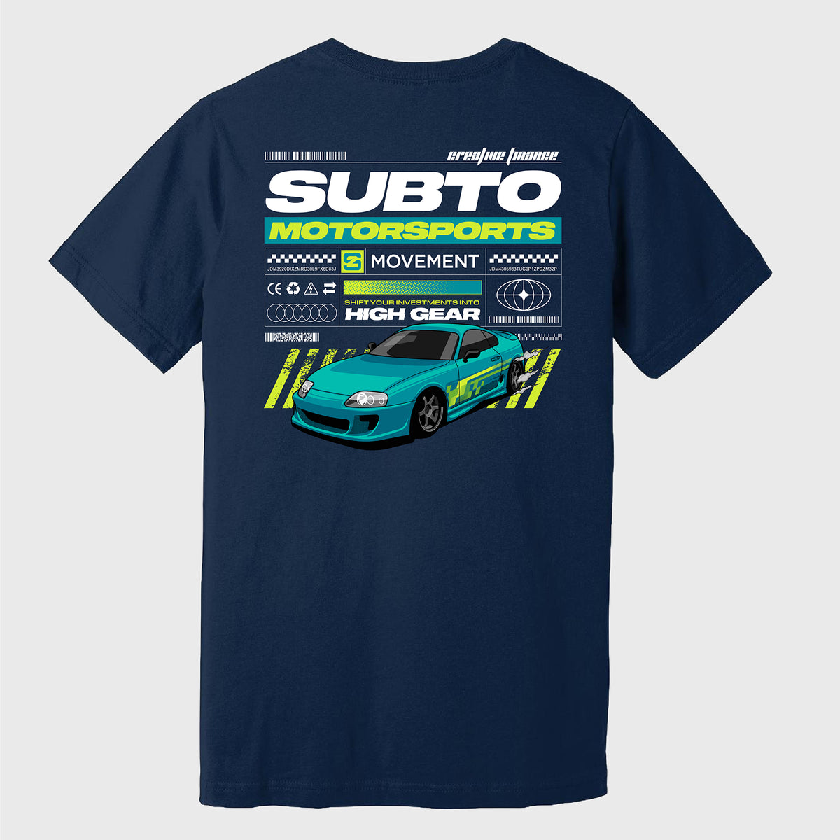 SubTo Motosports Unisex Tee - Navy