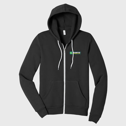 SubTo Motosports Unisex Zip Up Hoodie - Black