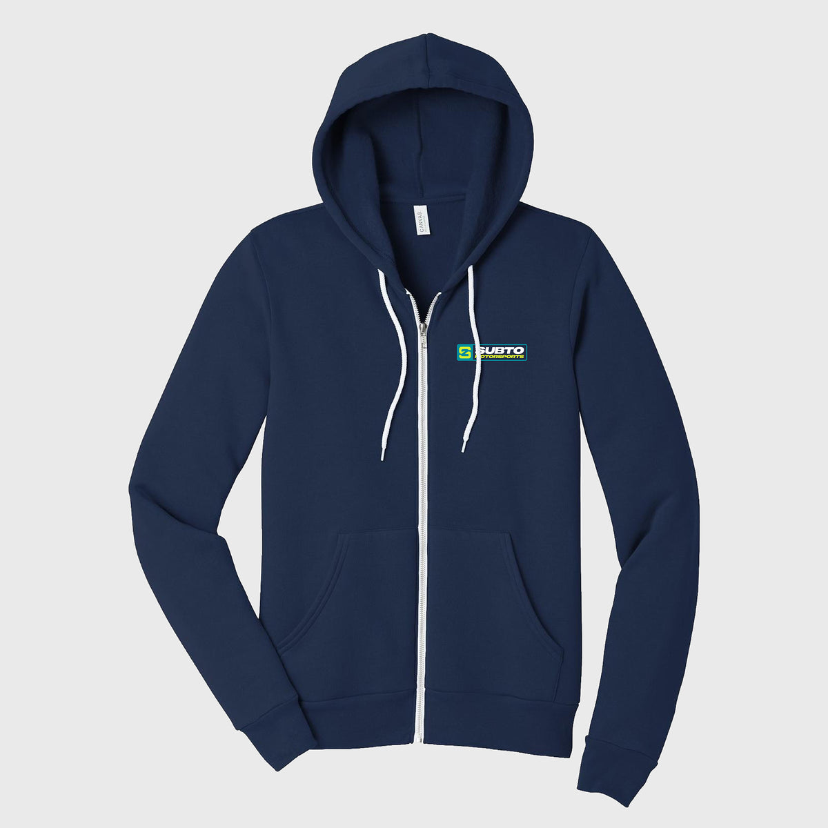 SubTo Motosports Unisex Zip Up Hoodie - Navy