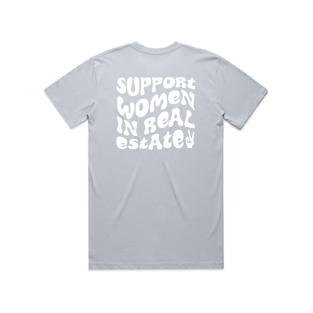 Support Women In Real Estate Tee - Powder Grey
