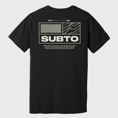 SubTo Terrain Unisex Tee - Black