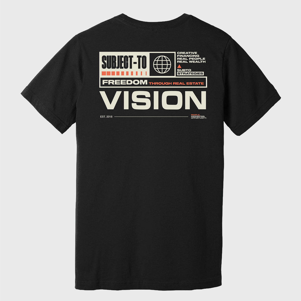 SubTo Vision Unisex Tee - Black