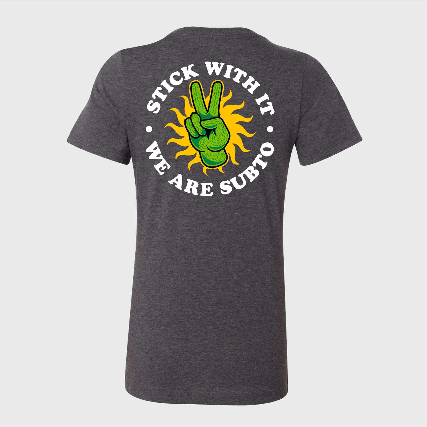 Women's SubTo Cactus Hand T-Shirt - Black